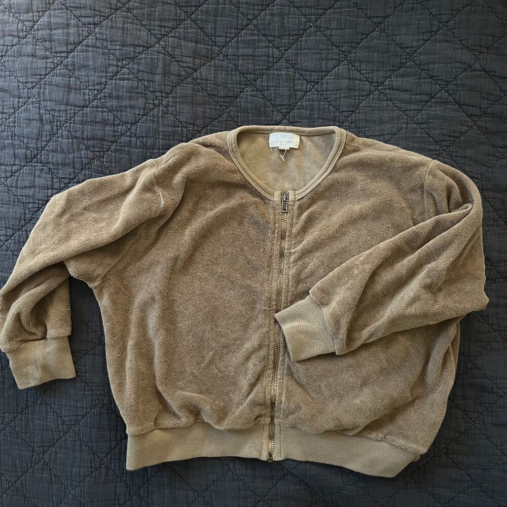 The Simple Folk Terrycloth Bomber Jacket